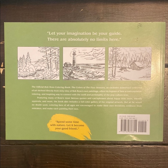 Bob Ross Coloring Book - Picture 2 of 8